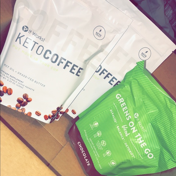 ItWorks Kitchen Samples Of Keto Coffee Packets Greens On The Go